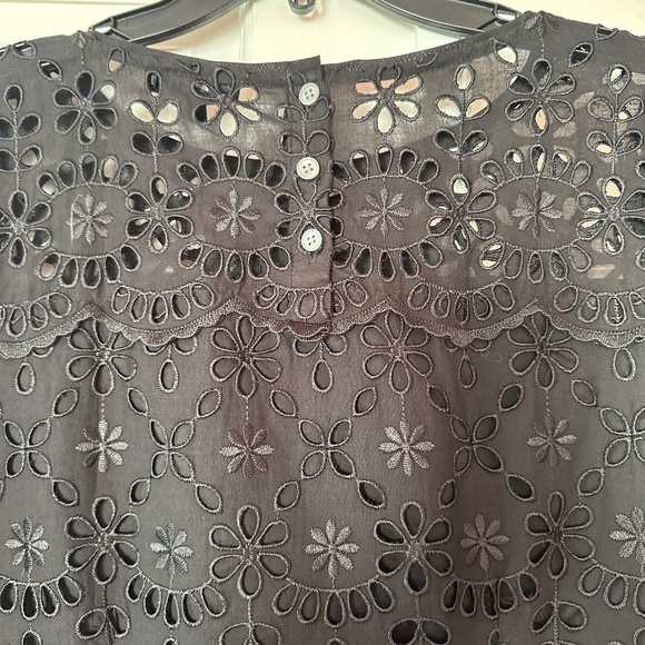 J Crew Black Cut Lace Sheath Dress - Picture 6 of 6